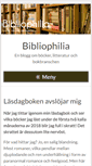 Mobile Screenshot of bibliophilia.se